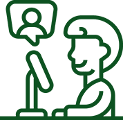 Clases en vivo o a través de la plataforma online. Interacción con el formador en todo el curso.